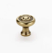 Alno A817-34-PA 3/4" Knob Polished Antique