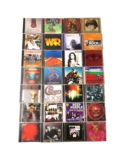 Lot 50 CDs 90s Hard Rock R&B Soul Various Artists Van Halen Aerosmith UNTESTED - Foto 1 di 6