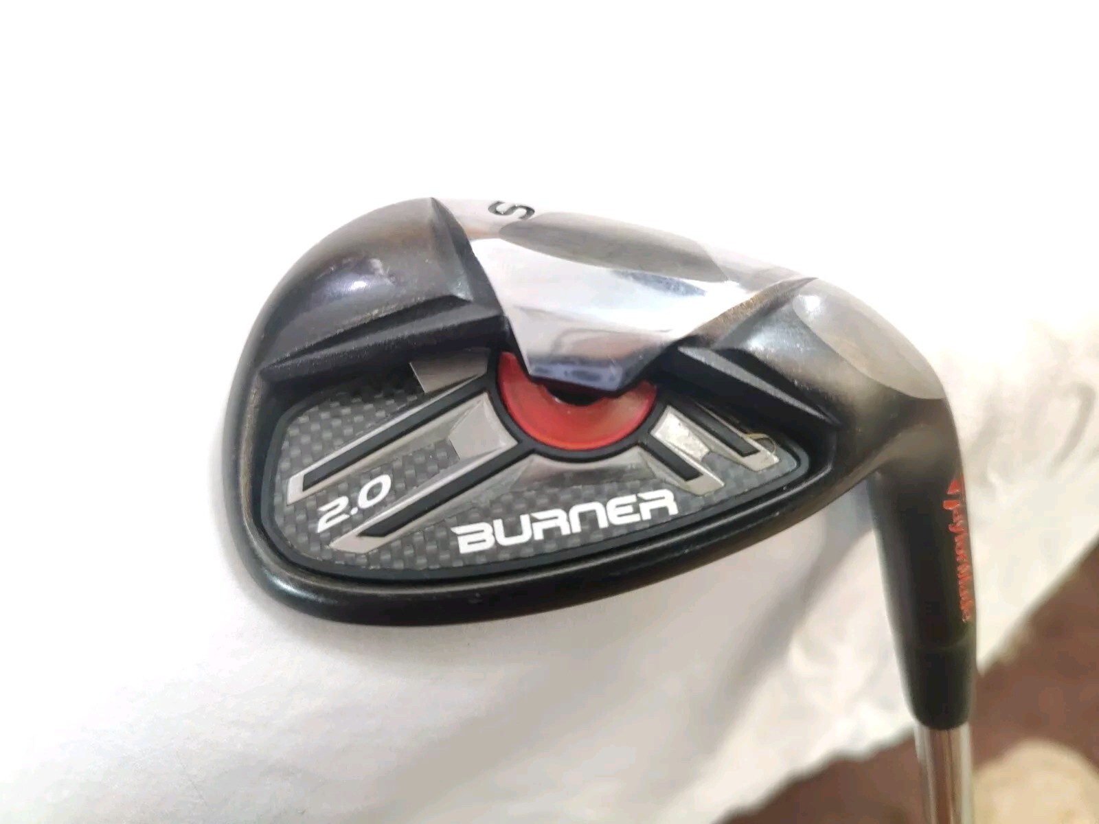 NICE TAYLORMADE BURNER 2.0 SAND WEDGE TT STEEL WEDGE SHAFT TORSION