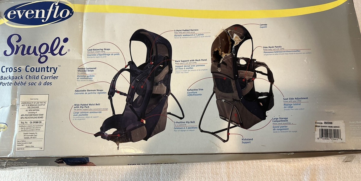 Evenflo Snugli Cross Country Snugli Baby Evenflo Snugli Cross