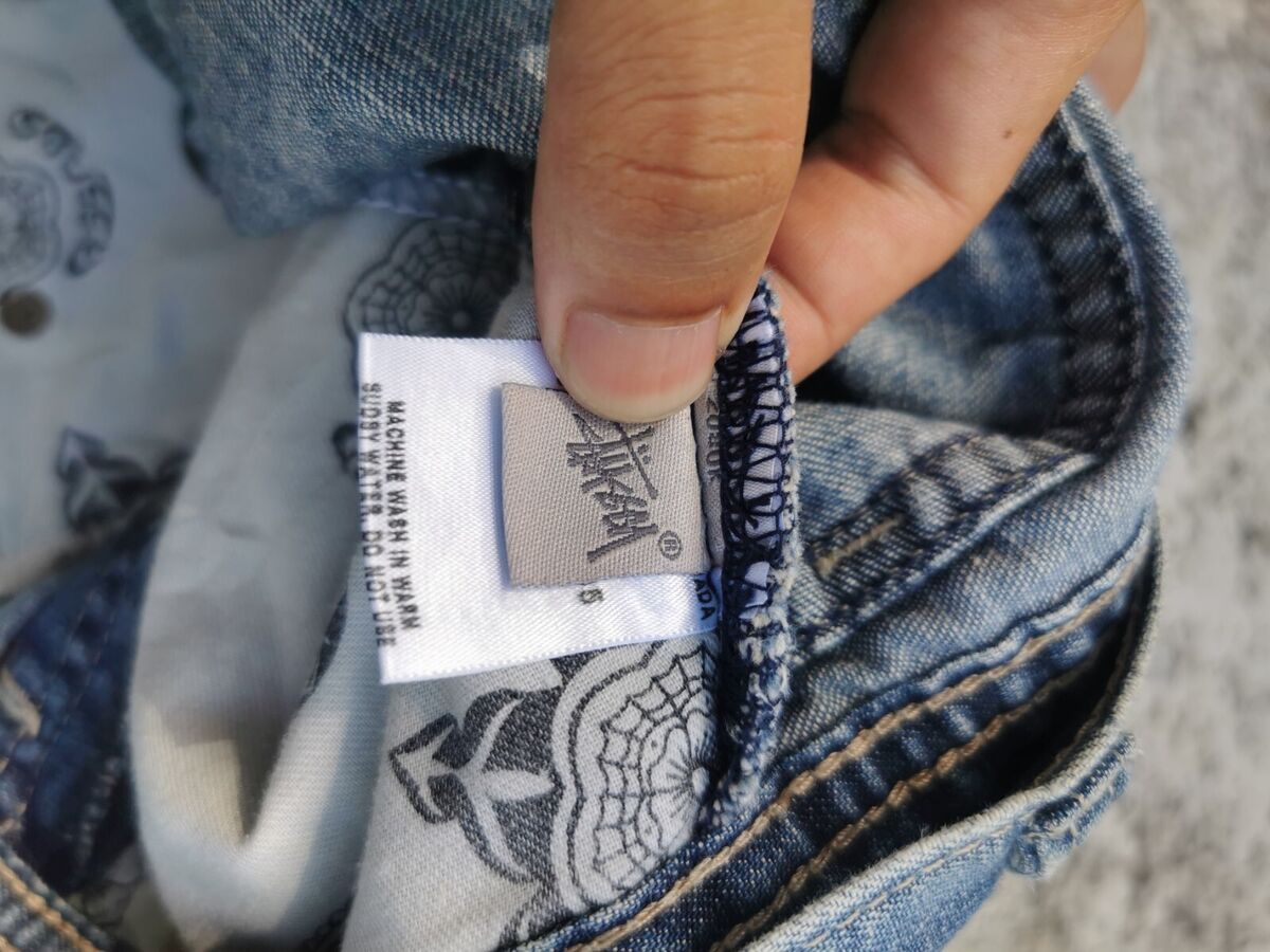Vintage Stussy Workwear Denim Baggy Style Hip Hop | eBay Vintage Stussy Workwear Denim Baggy Style Hip Hop | eBay