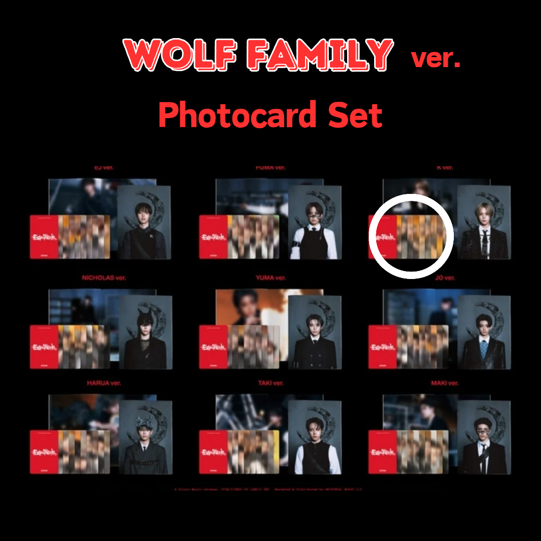 &TEAM 月狼 Go in Blind 3rd Single SOLO edition BABY WOLF FAMILY
