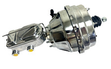 8 Dual Chrome Power Brake Booster Master Fits 1966 - 1970 Mopar Plymouth Dodge