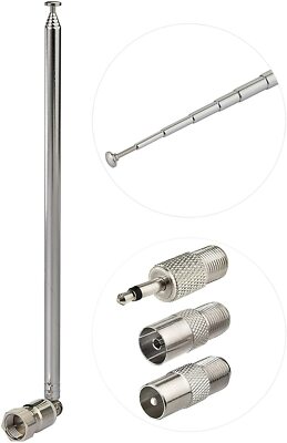 75 Ohm FM Antenna for Pioneer Onkyo Yamaha Marantz Indoor HD Radio FM Radio 