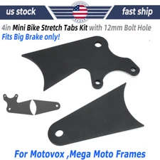 Mini Bike Stretch Tabs Kit For Motovox,Mega Moto MM80 Fit Big Brake Only Weld On