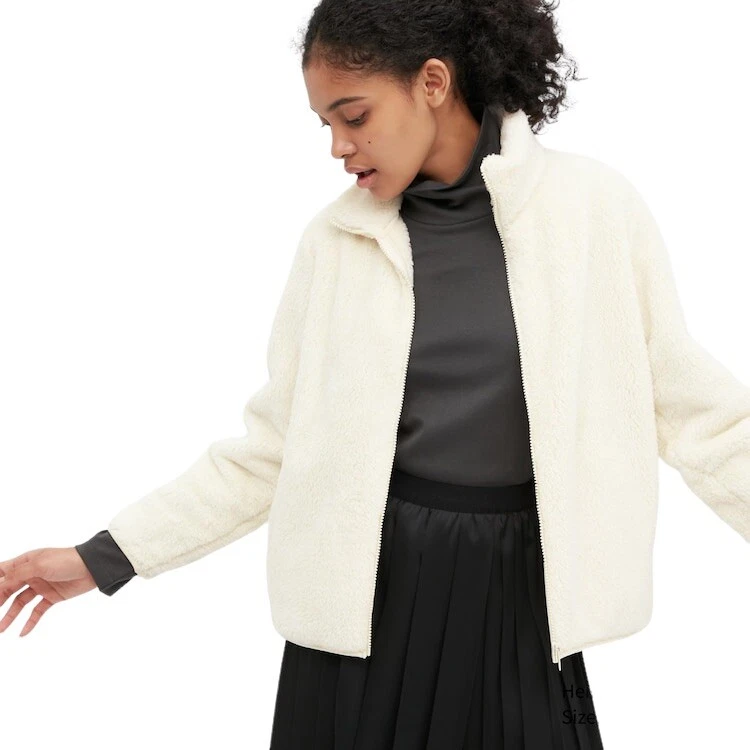 Uniqlo teddy jacket top