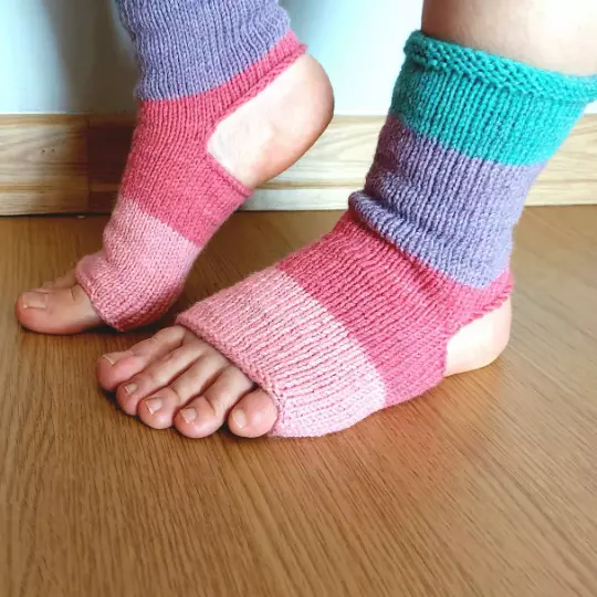 yoga socks, colorful socks, flip flop socks, crochet socks, dance socks,  cotton