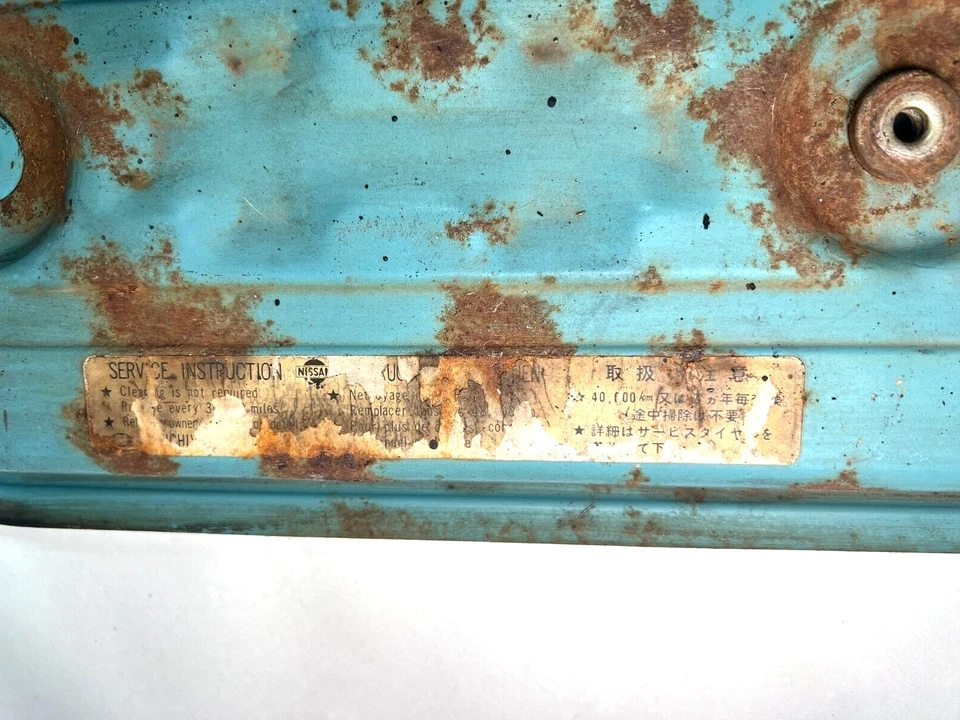 Cubierta de respirador purificador de aire Datsun 280ZX 1980-1983 Fairlady OEM Foto 4 de 4