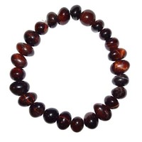 Tigerauge Rot Ugs. Auch Katzenauge Armband SchöNes Trommelstein Edelsteinarmband