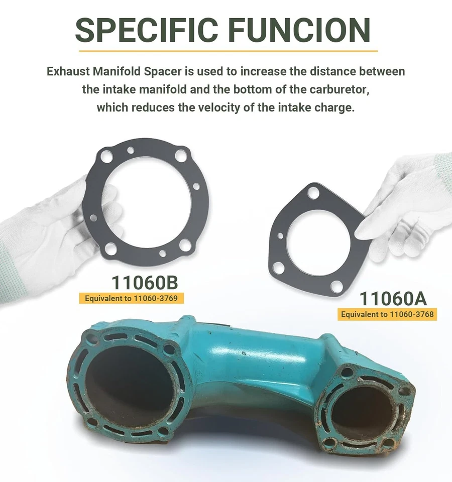 For Kawasaki Exhaust Rebuild Gaskets Seals Kit for Jet Skis 1100 ZXI/1100 STX - Image 3 of 4