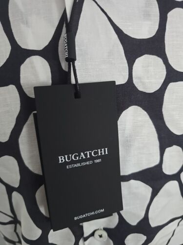 BUGATCHI FINE LINEN BLEND NEW Men's CASUAL SHIRT SIZE M - Picture 8 of 15