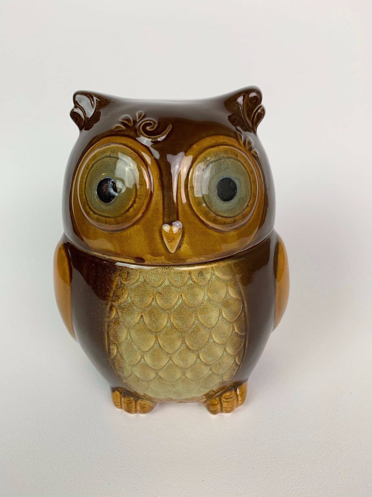 Gibson Owl Cookie Jar Home Ceramic Home Accents Decorative Kitchen Canister For Sale