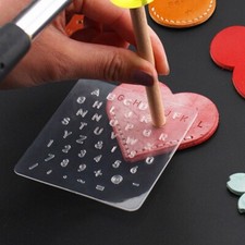 3Pcs Letter Number Leathercarft Stamping Tools Alphabet Stamps Handle Punch Kit
