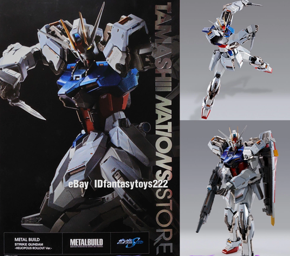 New BANDAI TAMASHII NATIONS METAL BUILD Strike Gundam Heliopolis