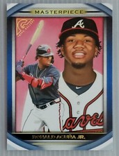 🔥🔥 2019 Ronald Acuna Jr. Topps Gallery MASTERPIECE Blue #03/99 🔥🔥