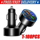 5 USB Port Super Fast Car Charger Adapter for iPhone Samsung Android Phone LOT