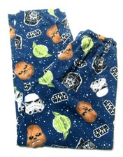 Star Wars Boys Small Pajama Pants Bottoms 22x26 Sleepwear Chewbacca Yoda