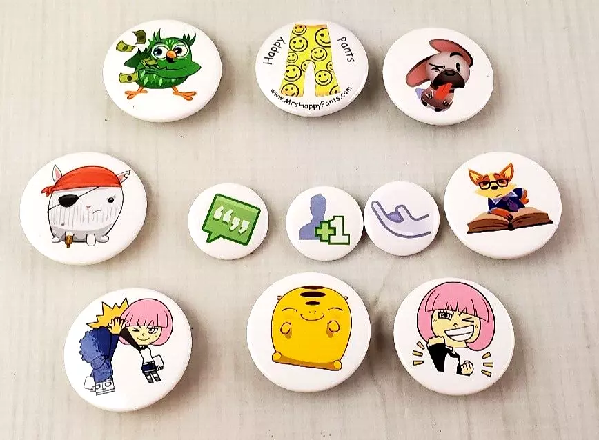 Emoji Meme Pins and Buttons for Sale