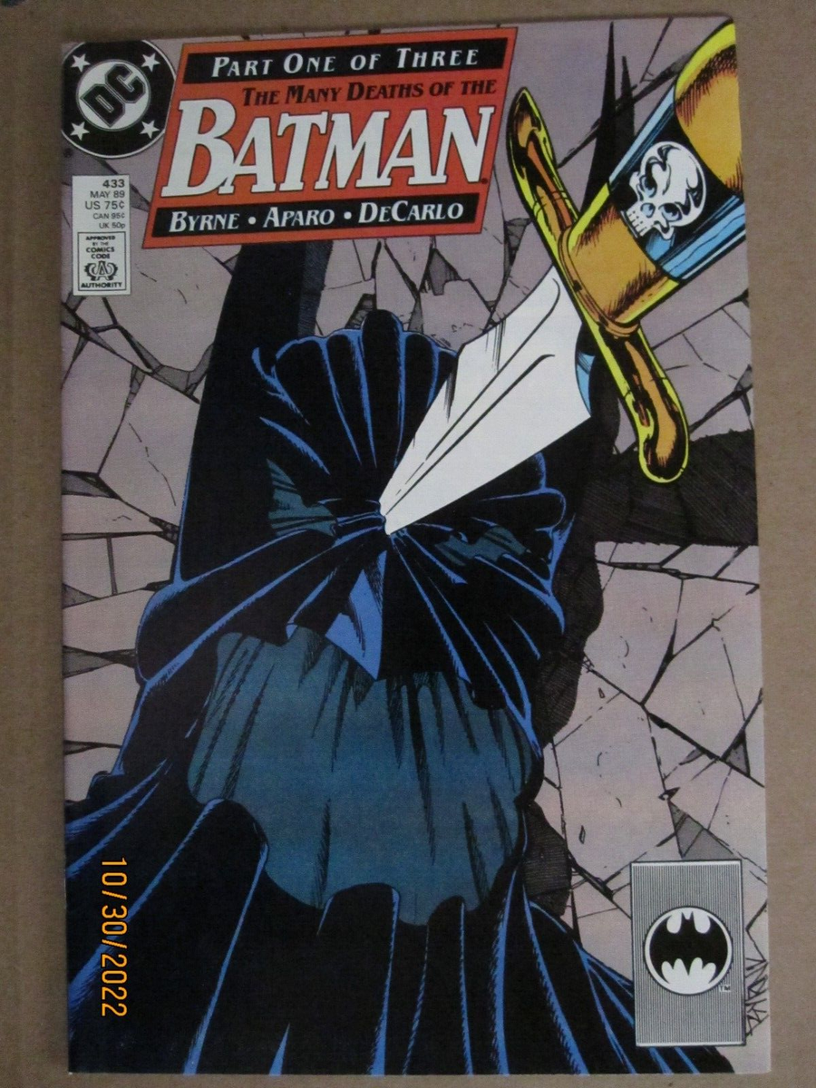 1989 DC COMICS BATMAN #433 THE MANY DEATHS OF THE BATMAN PART 1 OF
