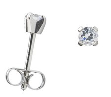 Hypoallergenic Surgical Steel Stud Earrings K...