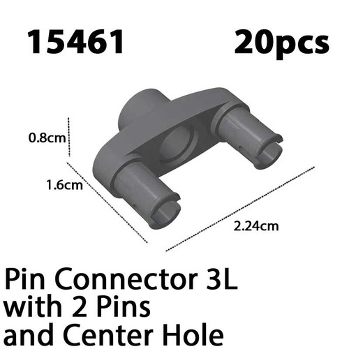 Technic Pin Shaft Peg Connectors Tow Ball Mechanical Building Blocks for Lego - Bild 91 von 102