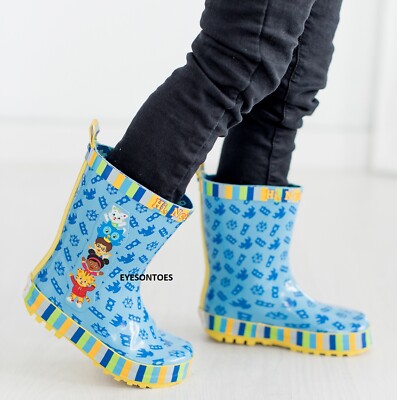 CHILDRENS WATERPROOF RAIN WELLIES KIDS GIRLS BOYS WELLINGTONS SHOES BOOTS  SIZE UK