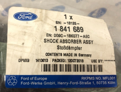 Genuine Ford MONDEO Mk5 Rear Suspension Shock Absorber 09/2014  