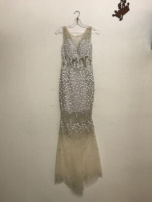 embellished party dress women Feather Embellished Sequin Long Party Dress With Tail 44