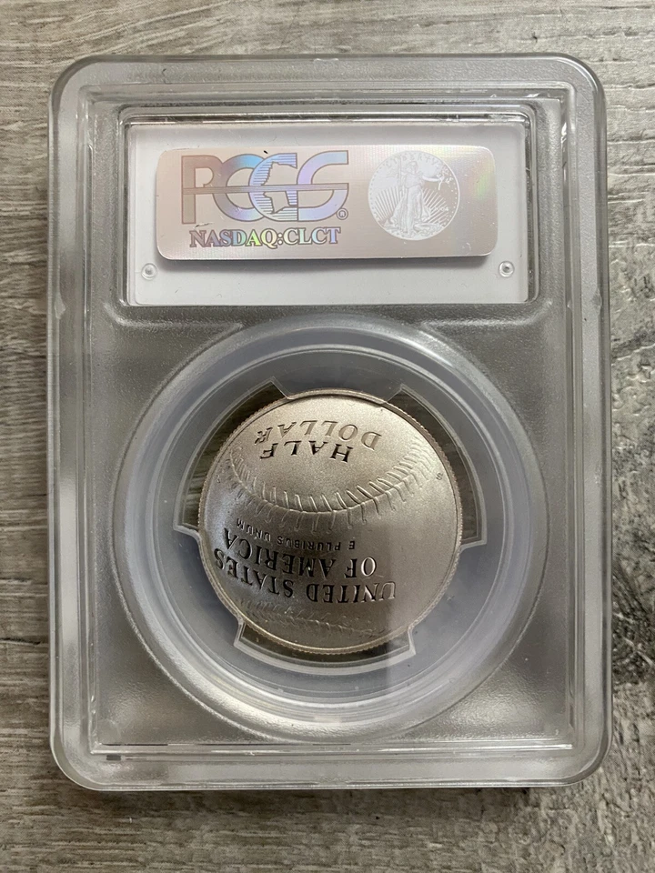 2014-S Baseball Hall of Fame Half Dollar Proof 50c - Graded PCGS PR69DCAM - Image 2 of 3