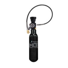 TUXING 4500Psi Pcp Air Tank 0.22L/13CI Carbon Fiber HPA Tank with Regulator