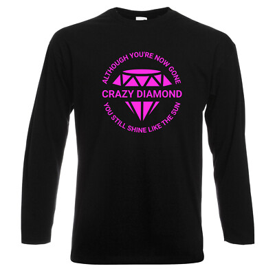 Syd Barrett Pink Floyd Langarm T-Shirt Hommage Legende Ikone Crazy Diamond