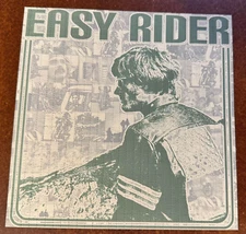Peter Fonda Easy Rider Movie Blotter Art Print Lomax Jon Blackburn 2000 Poster