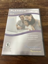 Platinum Software Suite Deluxe 2010 Windows PC Photoshop H R Block McAfee NEW