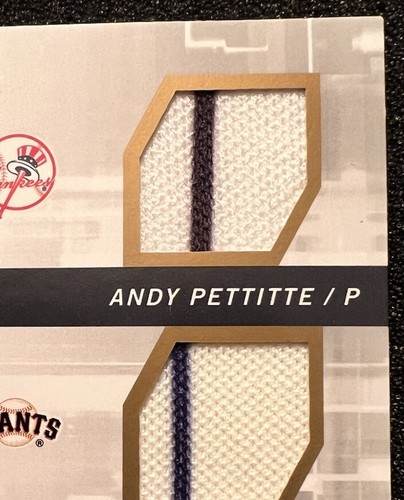 Andy Pettitte Randy Johnson Tom Glavine 🔥 2009 SPx Winning Materials Jersey SP - Picture 5 of 13