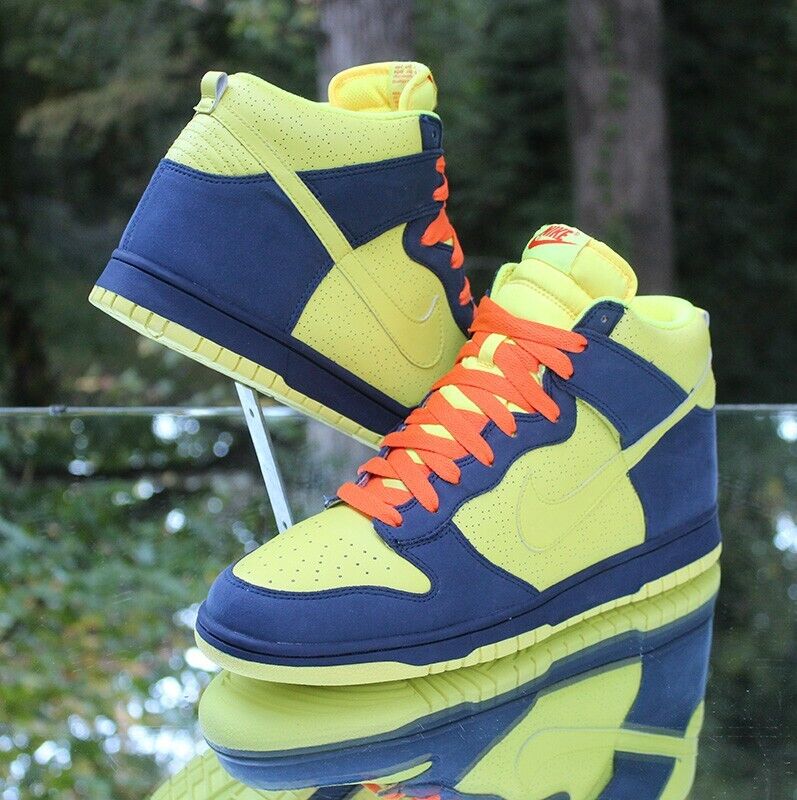 Nike Dunk High Homer Simpson 2009 Men's Size 10.5 Yellow Nike Dunk High Homer Simpson 2009 Men's Size 10.5 Yellow