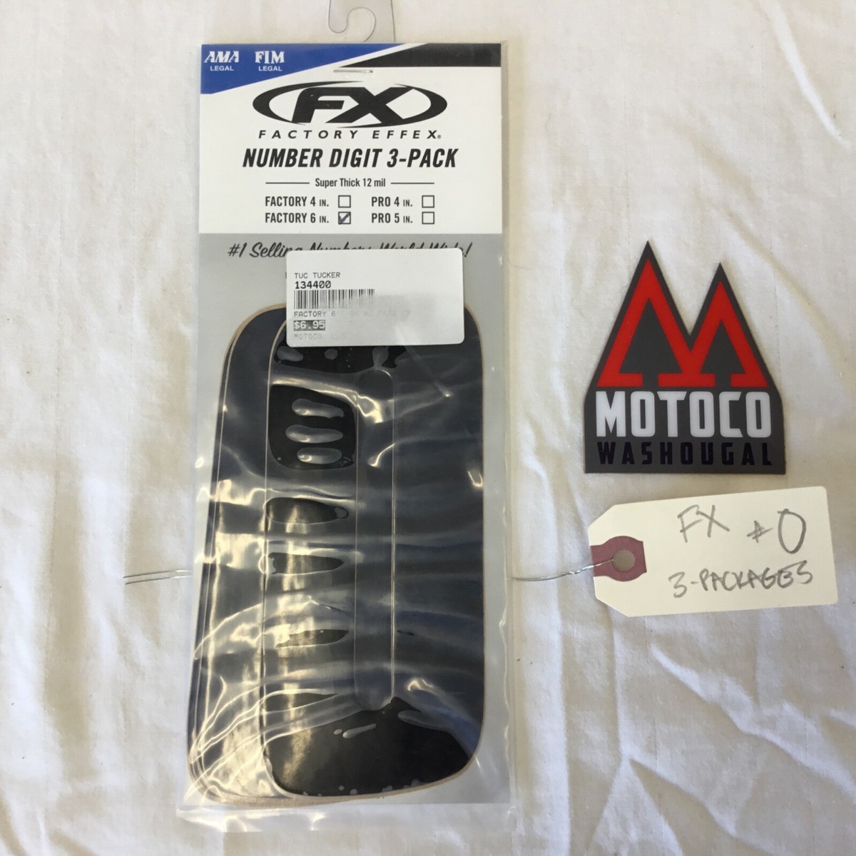 Factory Effex FX Factory Number 0 - Black - 6