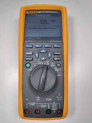 Fluke 287 True RMS Electronics Logging Multimeter with leads 