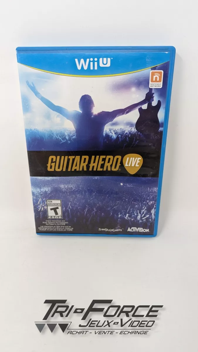 Nintendo wii sales u guitar hero