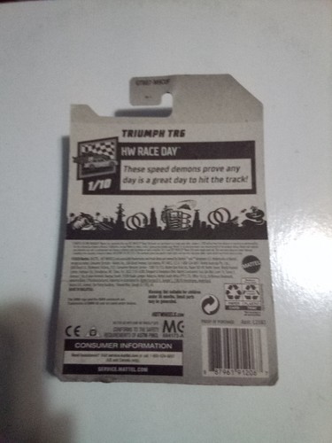 Hot Wheels 2020 TRIUMPH TR6, HW Race Day #1/10 - Picture 3 of 3