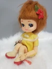 Rare Vintage Big Eyes Doll 13" Posable Japan 1960s Mod Bradley Pose Vougemont