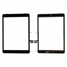 For iPad 7th Gen 2019 A2197 A2200 2198 Touch Screen Digitizer Glass Button Black