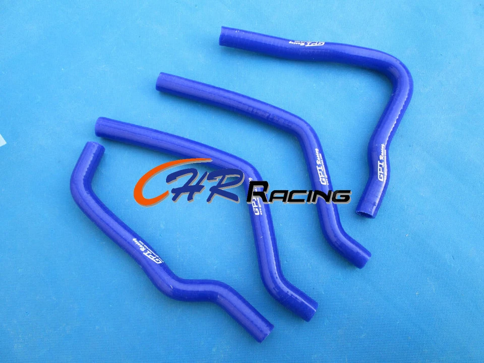 Manguera azul radiador silicona para Kawasaki KX125 KX 125 1990 1991 1992 1993 Foto 2 de 4