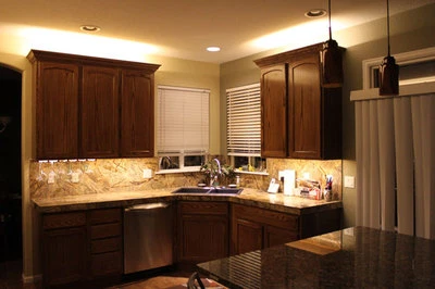 21 Kitchen Cabinet Counter LED Lighting Strip + Dimmer 300 LEDs 20/ft WARM WHITE