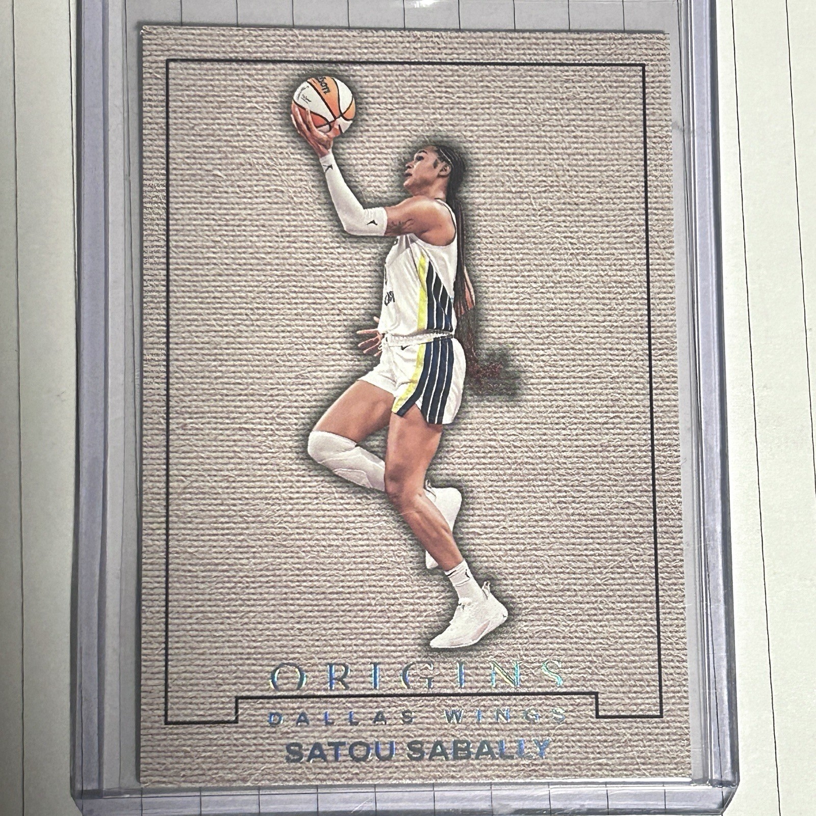 SATOU SABALLY 2024 Panini WNBA Origins #7 Blank Slate Case Hit Dallas Wings SP