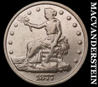1877 Seated Liberty Trade Dollar- Silver Semi Key Better Date No Reserve #i9655
