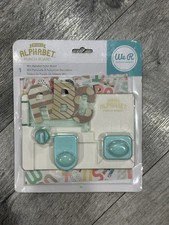 We R Memory Keepers Mini Alphabet Punch Board Card Making Scrapbooking Crafting