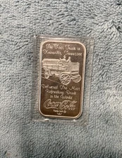 1977 Coca Cola Knoxville Tennessee World Wide Mint 1 oz .999 Fine Silver Bar