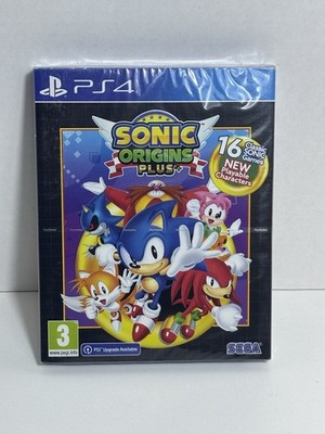 Sealed PS4 Sonic Origins Plus; 16 Classic Sonic Games PS5 Upgrade Available