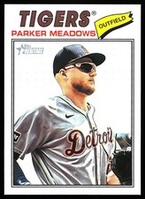 2026 Topps Heritage - Base -  Parker Meadows #208