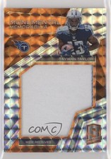 2017 Spectra Monumental Memorabilia Neon Orange Prizm /5 Taywan Taylor Rookie RC